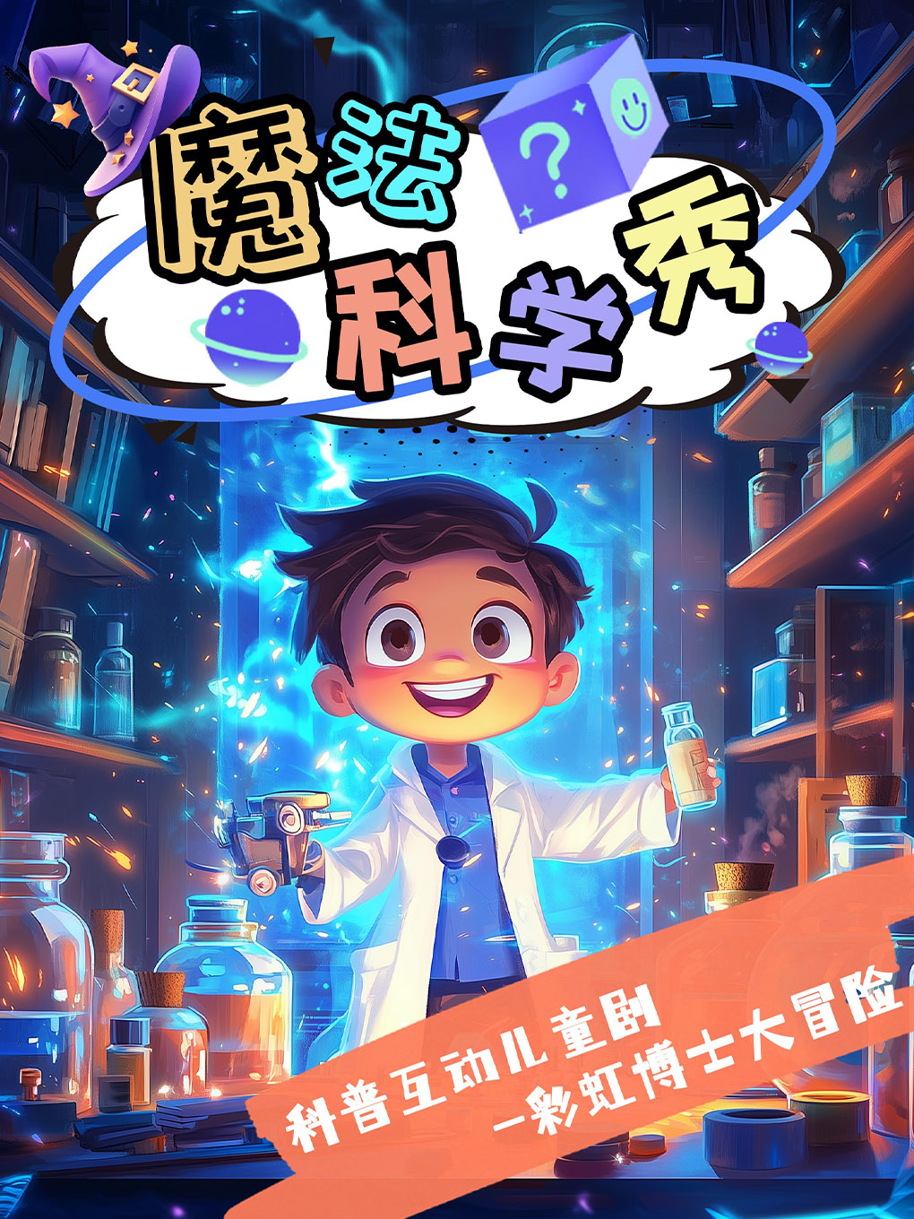 【北京】《魔法科学秀》科普互动儿童剧-&ldquo;魔法学院系列-彩虹博士大冒险-枫蓝熙剧场