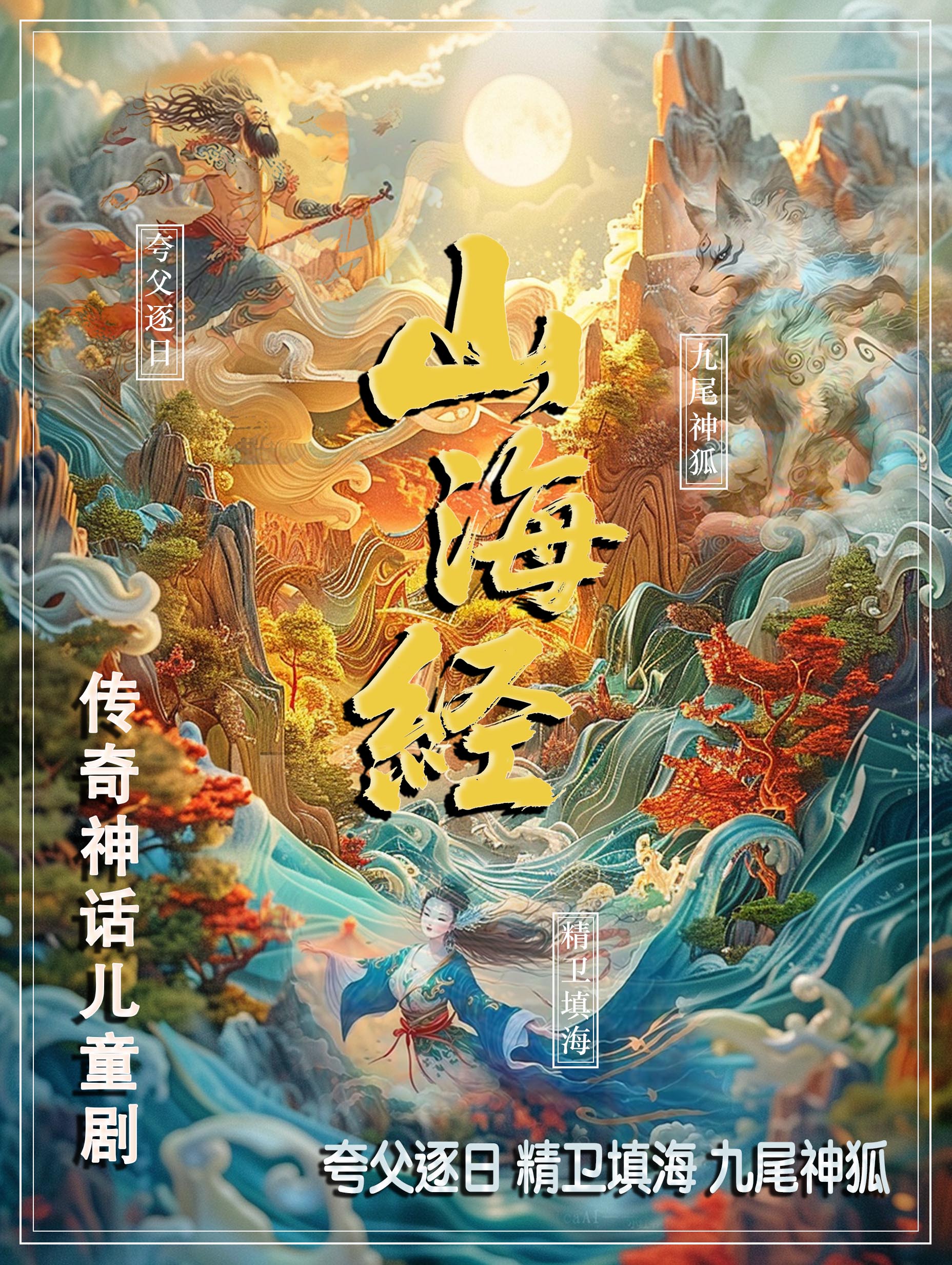 【北京】《山海奇遇记》山海经传奇神话儿童剧【夸父逐日 精卫填海 九尾神狐】-北京世纪剧院小剧场