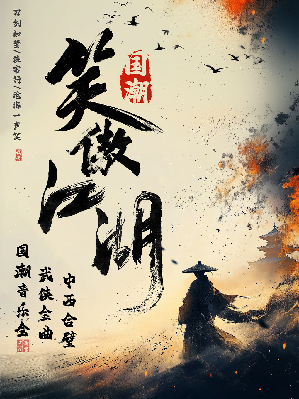 【北京】《笑傲江湖》经典武侠金曲&middot;民乐新国潮音乐会-世纪剧院小剧场